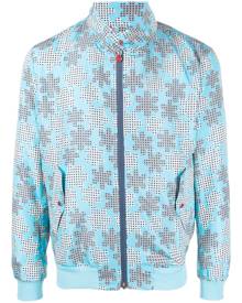 Kiton graphic-print bomber jacket