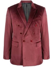 Reveres 1949 single-breasted velvet blazer