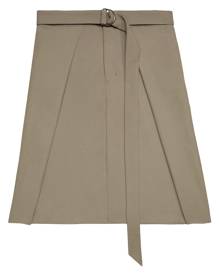 AMI Paris belted wool midi skirt