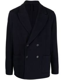 Harris Wharf London notched.lapels double-breasted blazer