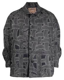 Christopher Nemeth Rope-print denim jacket