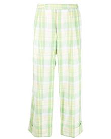 Thom Browne checked cropped trousers