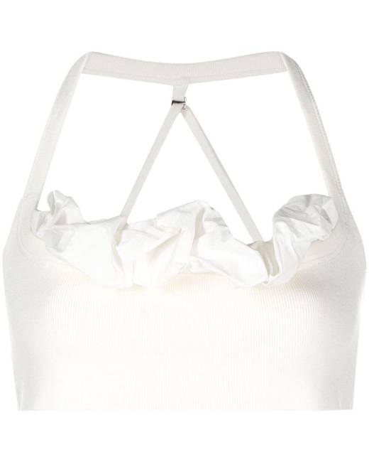 ASOS DESIGN microfiber molded multiway strapless bra with clear