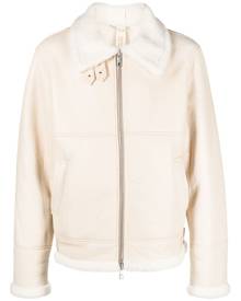 Giorgio Brato zip-up leather biker jacket