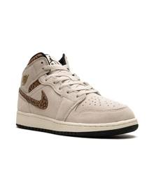 Jordan Kids Air Jordan 1 Mid SE "Brown Elephant" sneakers