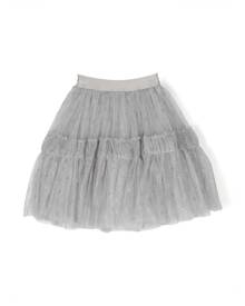 Monnalisa tiered tulle skirt