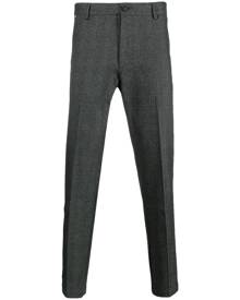 BOSS logo-patch tapered trousers