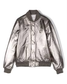 Bonpoint metallic-effect leather jacket