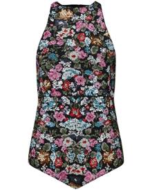Giambattista Valli floral sequined bodysuit