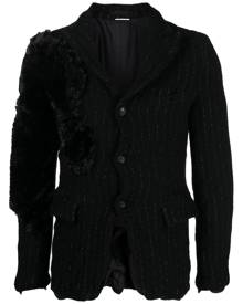 Comme des Garçons Homme Plus pinstripe-pattern single-breasted blazer