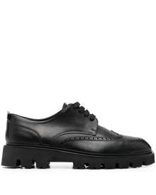 Sergio Rossi perforated leather brogues