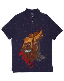 Polo Ralph Lauren graphic-print cotton polo shirt