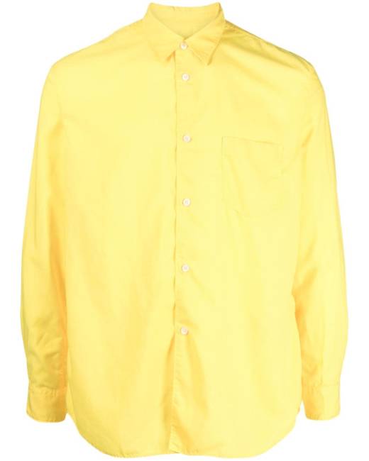 Yellow dress outlet shirt