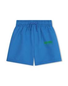 Kenzo Kids logo-print drawstring swim shorts