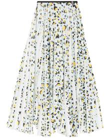 AZ FACTORY 3D animal-print pleated maxi skirt