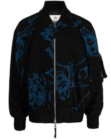 Vivienne Westwood floral-print zip-up bomber jacket