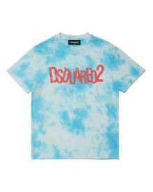 Dsquared2 Kids logo-print tie-dye T-shirt