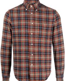 Gitman Vintage plaid-print cotton shirt