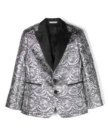 Dolce & Gabbana Kids tailored lamé blazer