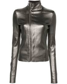Rick Owens Gary metallic-leather jacket