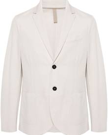 Harris Wharf London single-breasted seersucker blazer