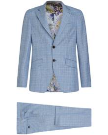 ETRO checked single-breasted suit