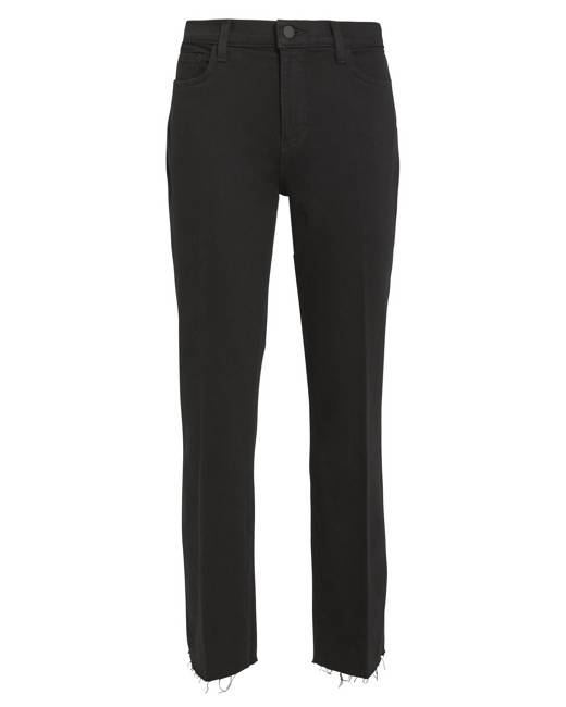 Black Women's Straight Fit Jeans - Clothing