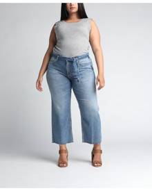 Silver Jeans Tied and Wide High Rise Wide Leg Jeans
