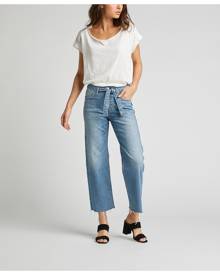 Silver Jeans Tied and Wide High Rise Wide Leg Jeans