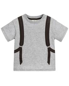 Fendi Kids Fendi Boys Backpack T-shirt Grey 12 Years