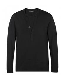 Neil Barrett Men's Long Sleeve Jersey T-shirt Black M