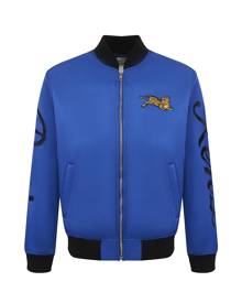 Kenzo Mens Tiger Jumping Bomber Jacket Blue S