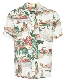 Fake Alpha Vintage 1950s Hawaiian shirt - White