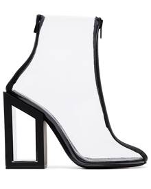 Nicholas Kirkwood black Void 105 PVC ankle boots