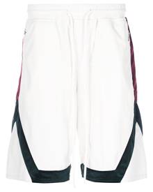 God's Masterful Children retro track shorts - White