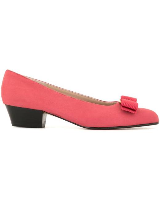 Ferragamo Women's Viva Low Heel Pumps