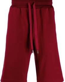 Dolce & Gabbana logo patch track shorts - Red