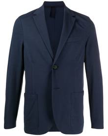 Harris Wharf London textured single-breasted blazer - Blue