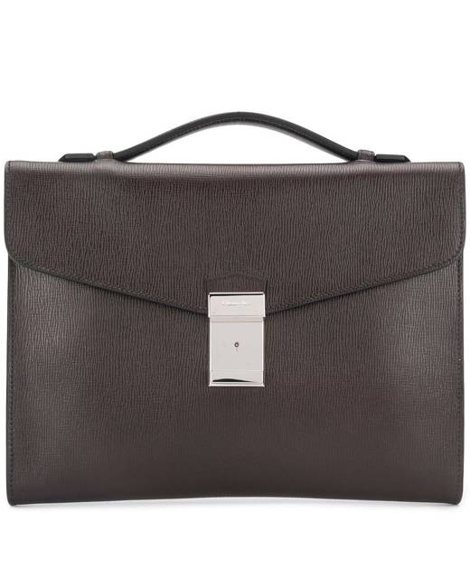 Downtown Slim leather laptop bag Farfetch Herren Accessoires Taschen Laptop & Aktentaschen 