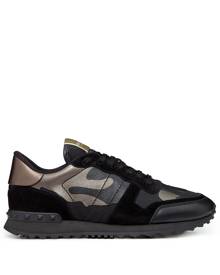 Valentino Garavani Rockrunner camouflage-print sneakers - Black