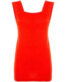 CHANEL Pre-Owned 1990s CC logo knit top - Red