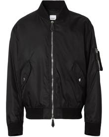 Burberry mermaid-appliqué bomber jacket - Black