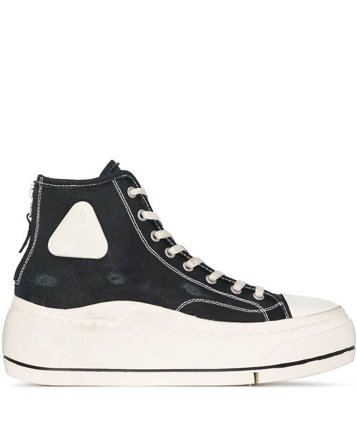 r13 high top sneakers