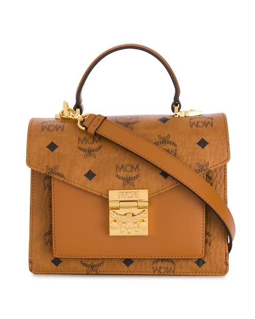 Mcm patricia sale satchel in visetos