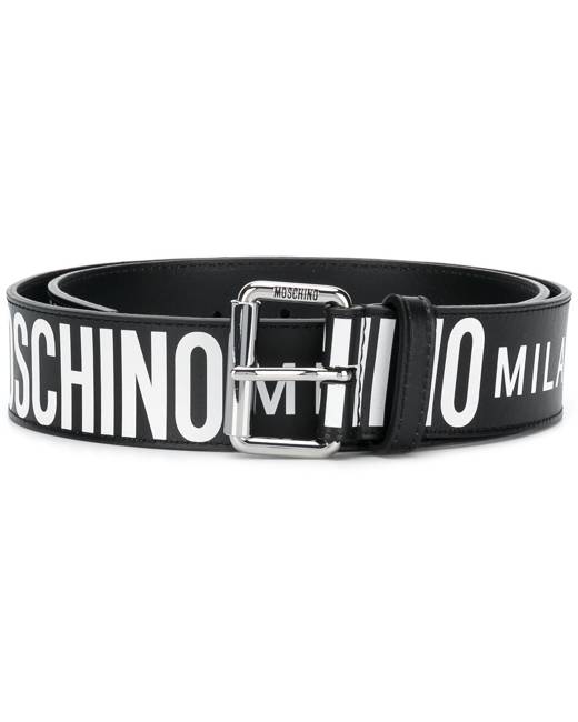 moschino belt mens white