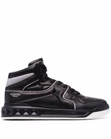 Valentino Garavani One Stud high-top sneakers - Black