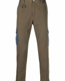 Dolce & Gabbana denim-pocket straight trousers - Green