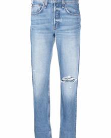 rag & bone Rosa Mid-Rise Boyfriend jeans - Blue