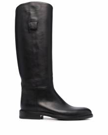 Buttero Elba leather knee-high boots - Black