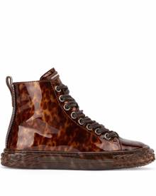 Giuseppe Zanotti leopard-print Blabber sneakers - Brown